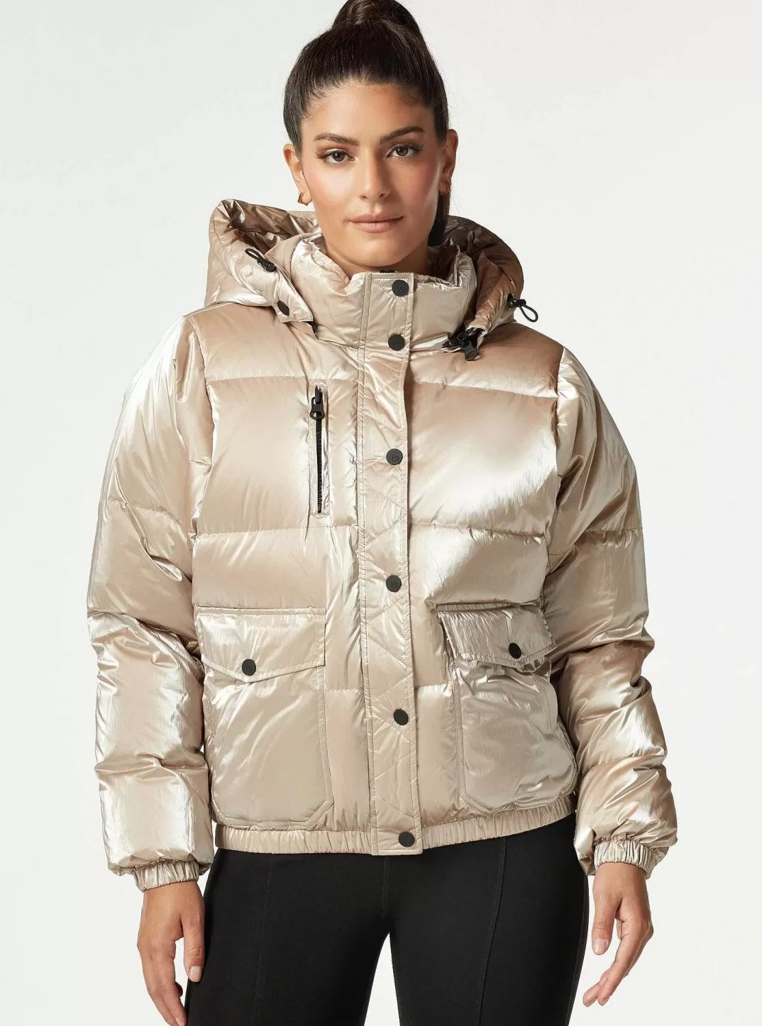 Blanc Noir Doudoune Mont Ventoux Garnie De Duvet^Femmes Doudounes Et Manteaux