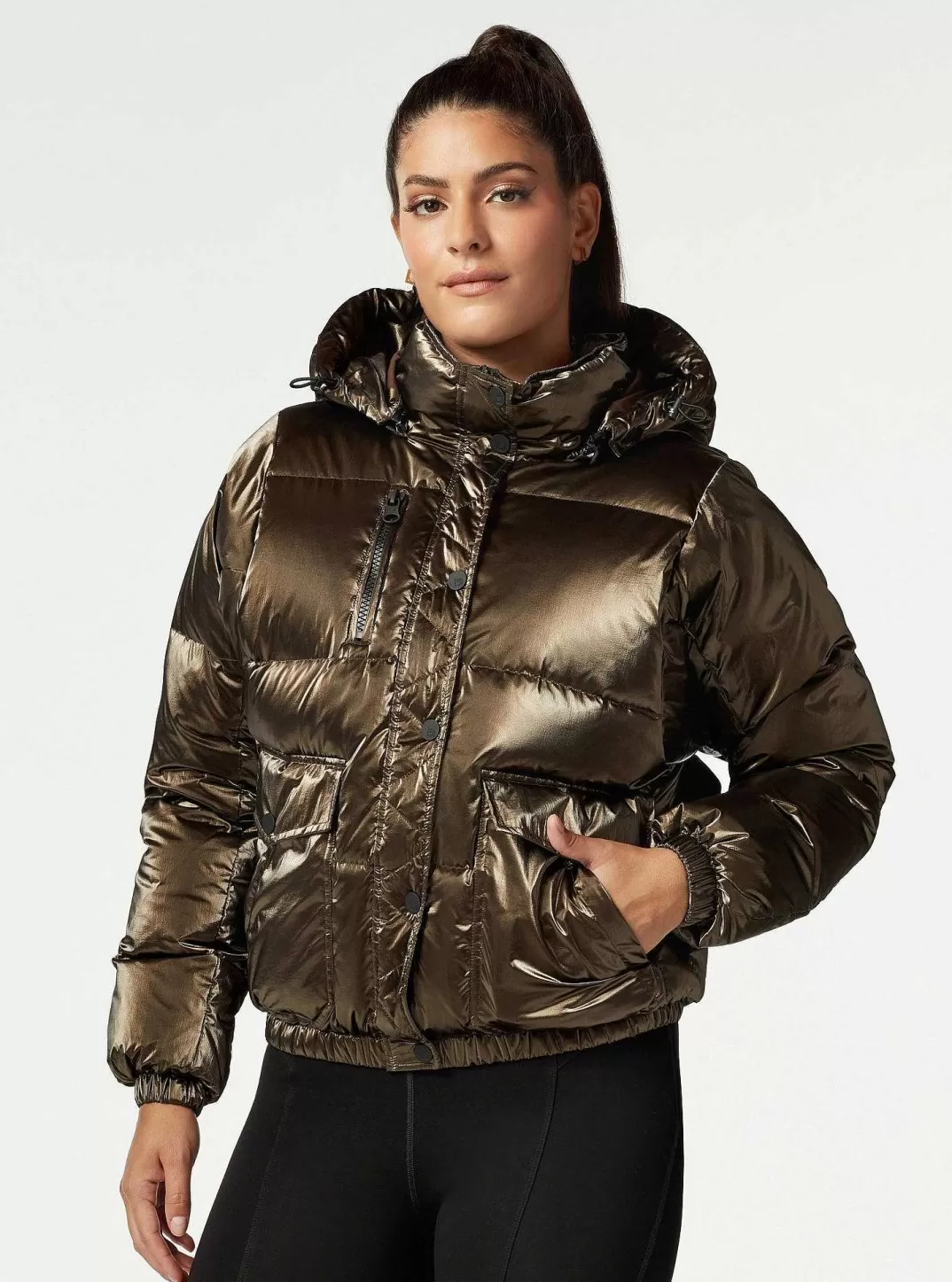 Blanc Noir Doudoune Mont Ventoux Garnie De Duvet^Femmes Doudounes Et Manteaux