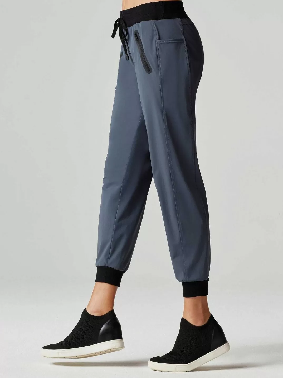 Blanc Noir Jogger D'Escapade^Femmes Bas