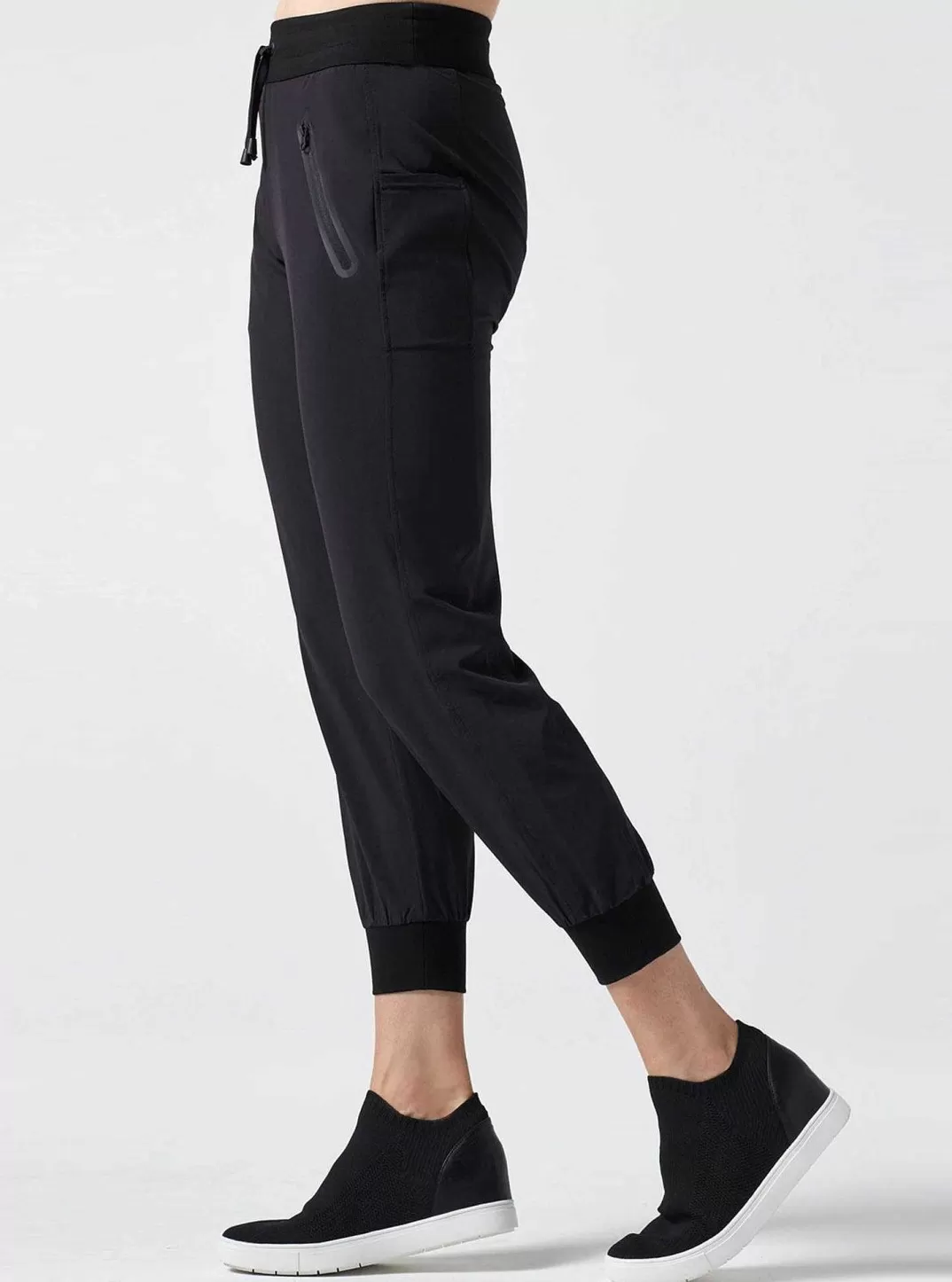 Blanc Noir Jogger D'Escapade^Femmes Bas
