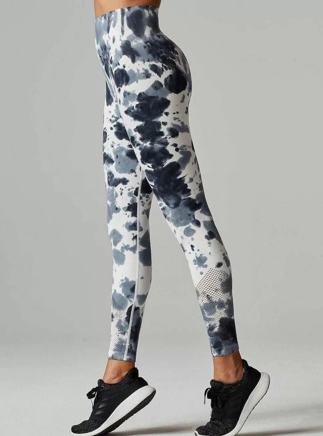 Blanc Noir Legging Infinity Taille Haute^Femmes Vêtements De Sport