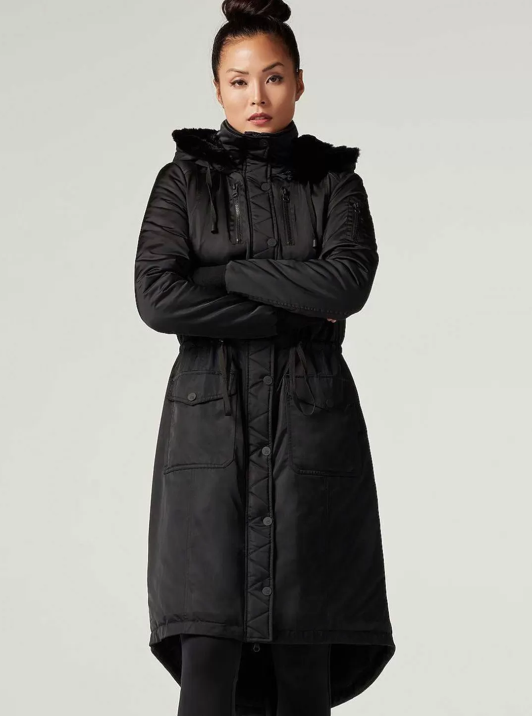 Blanc Noir Manteau De Criquet^Femmes Doudounes Et Manteaux