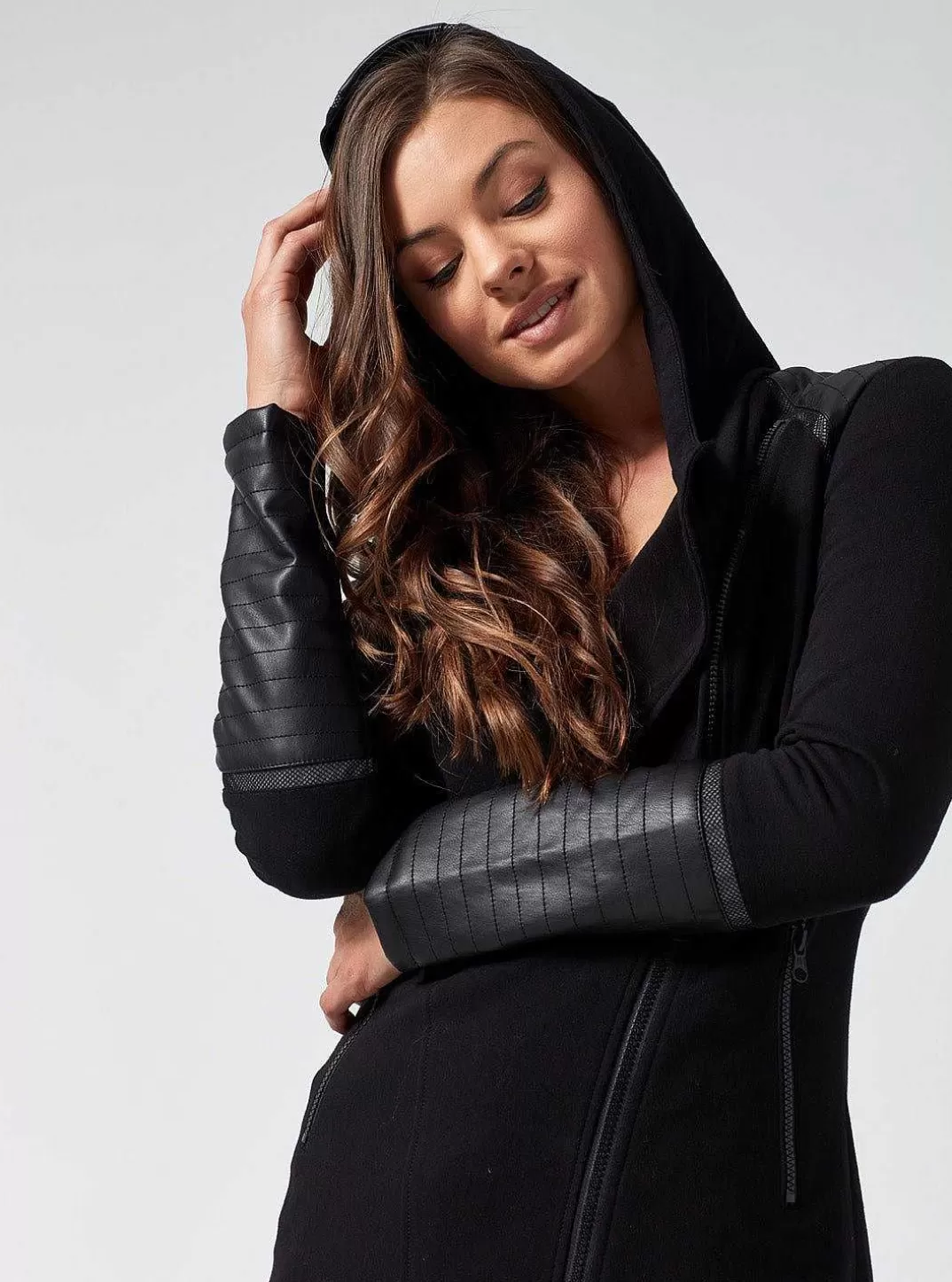 Blanc Noir Mettre A Jour La Veste Traveler^Femmes Voyage