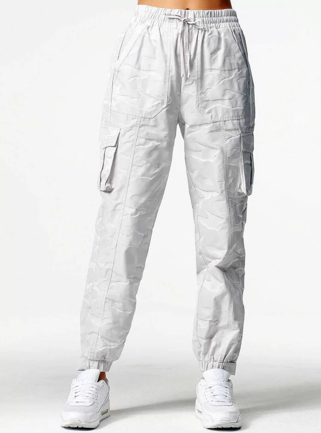 Blanc Noir Nouveau Pantalon Camouflage^Femmes Bas