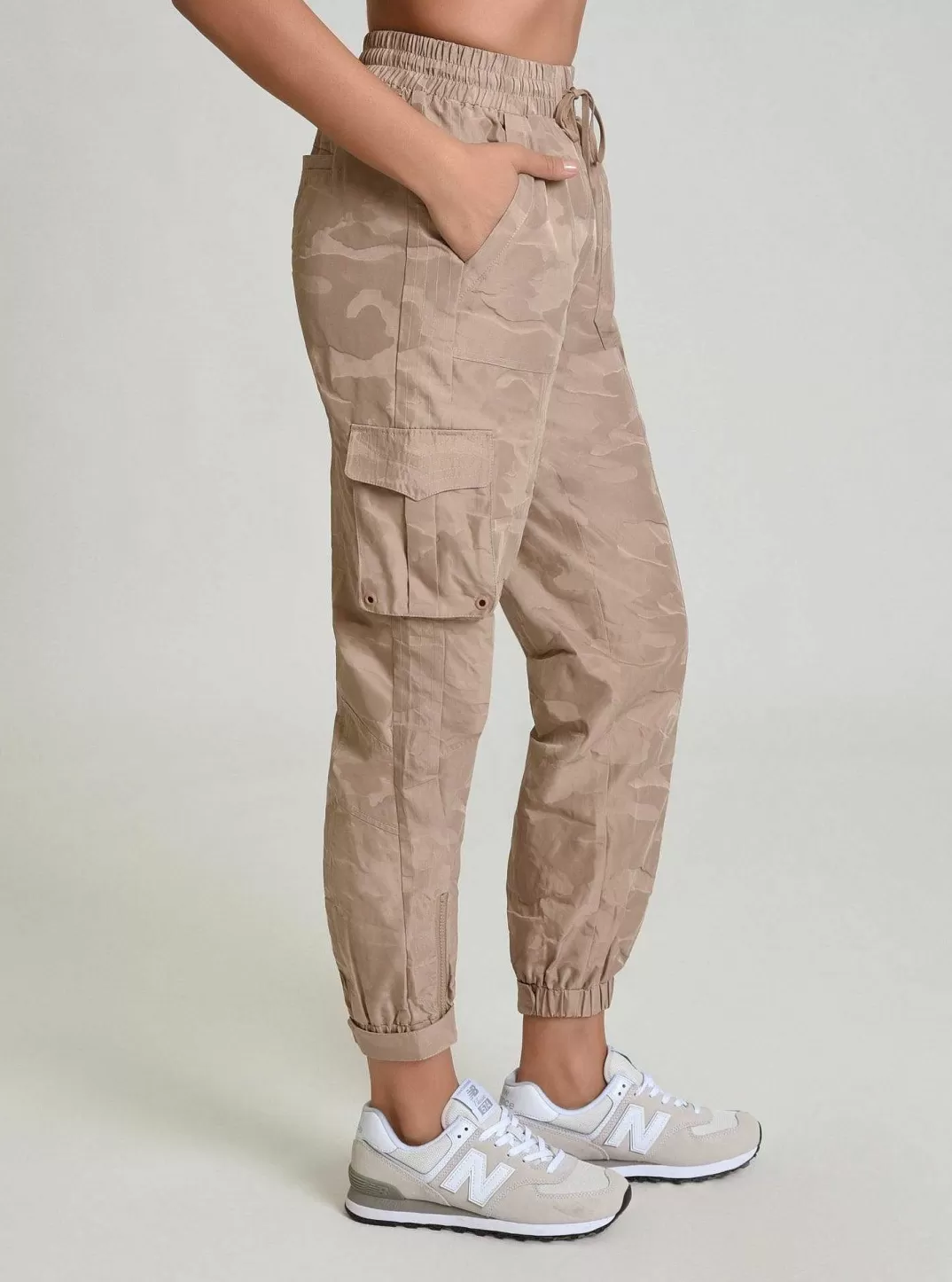 Blanc Noir Nouveau Pantalon Camouflage^Femmes Bas
