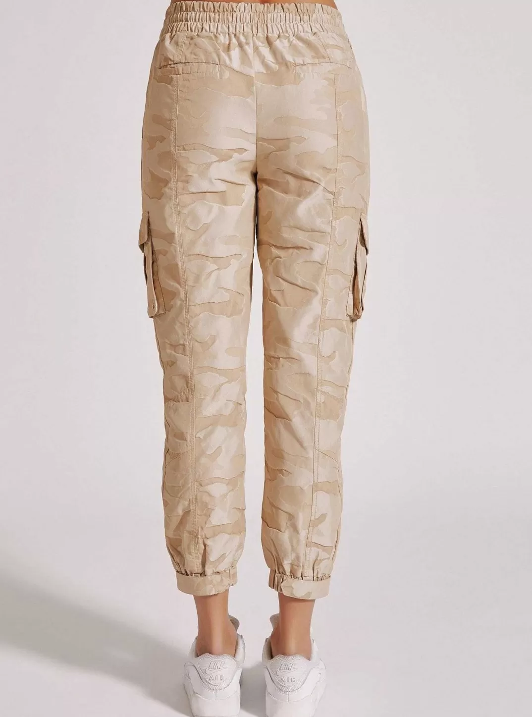 Blanc Noir Nouveau Pantalon Camouflage Avec Bordures Dorees^Femmes Bas