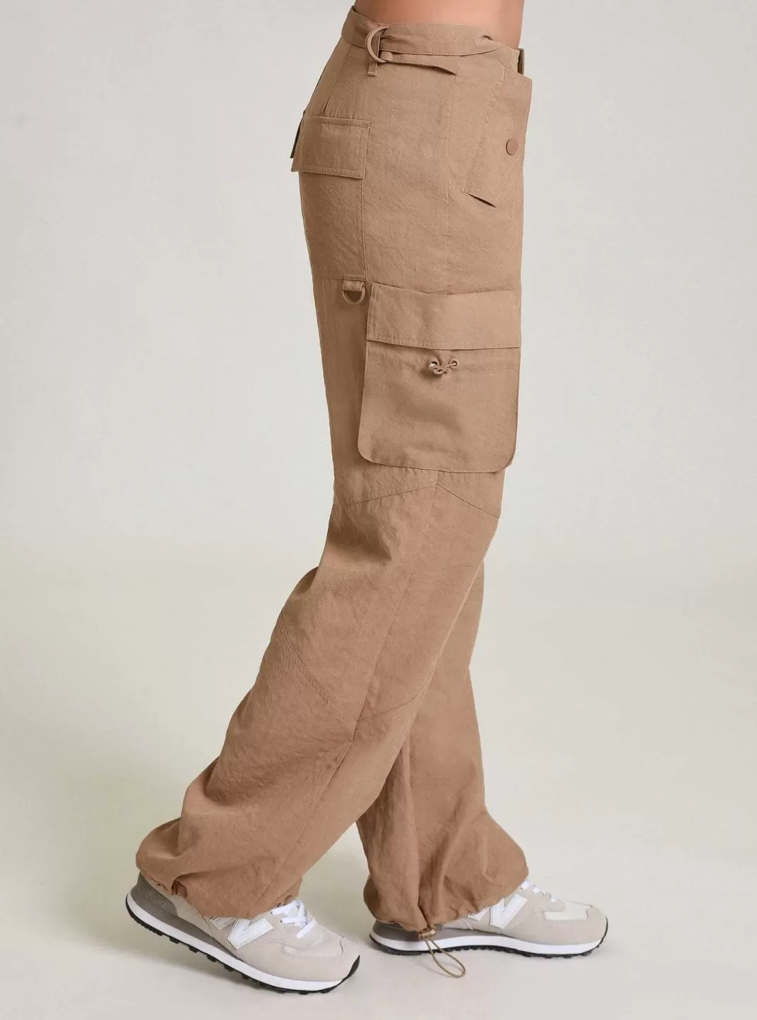 Blanc Noir Pantalon Cargo Lucinda^Femmes Bas