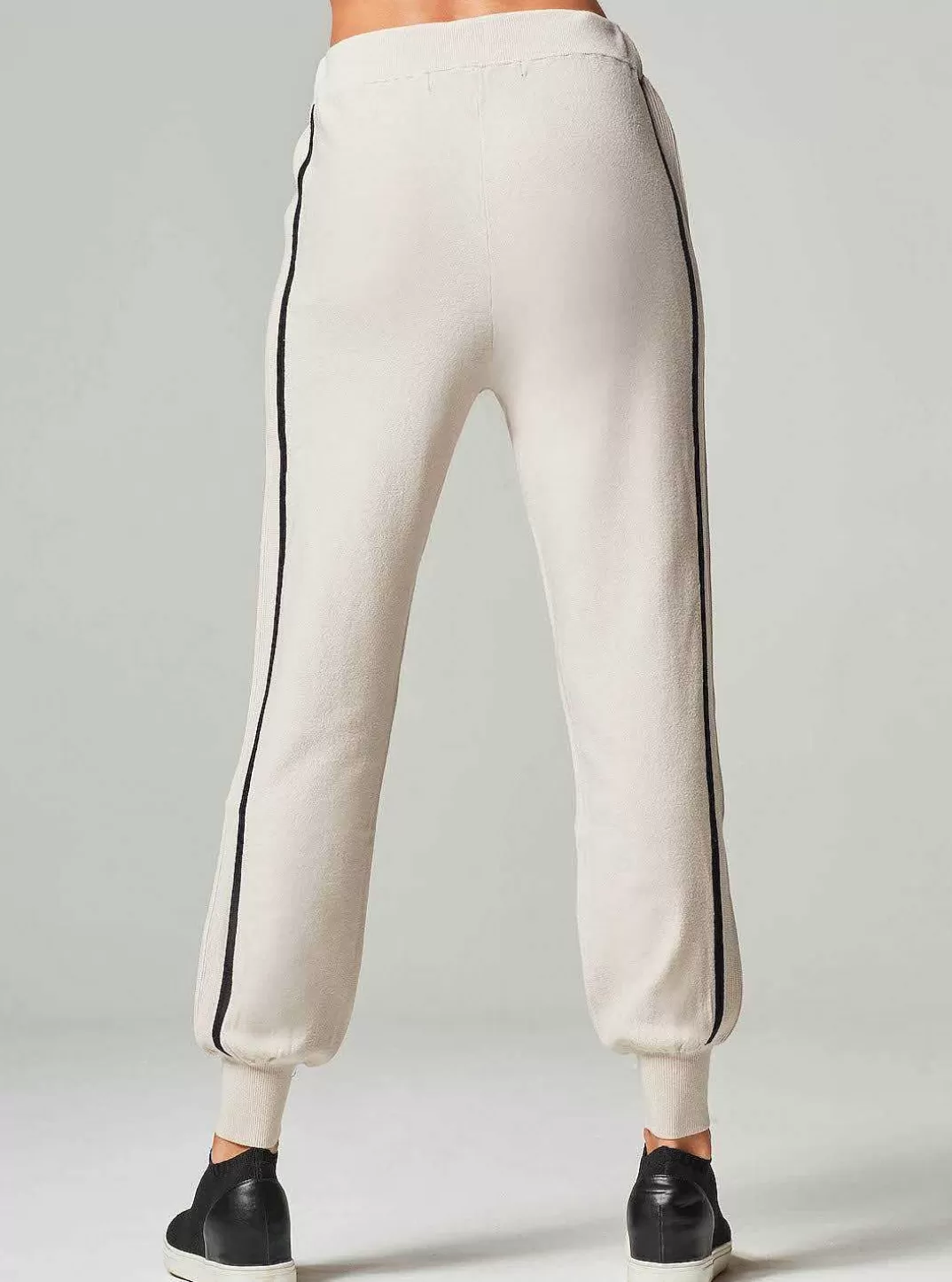 Blanc Noir Pantalon De Jogging Portola^Femmes Chandails