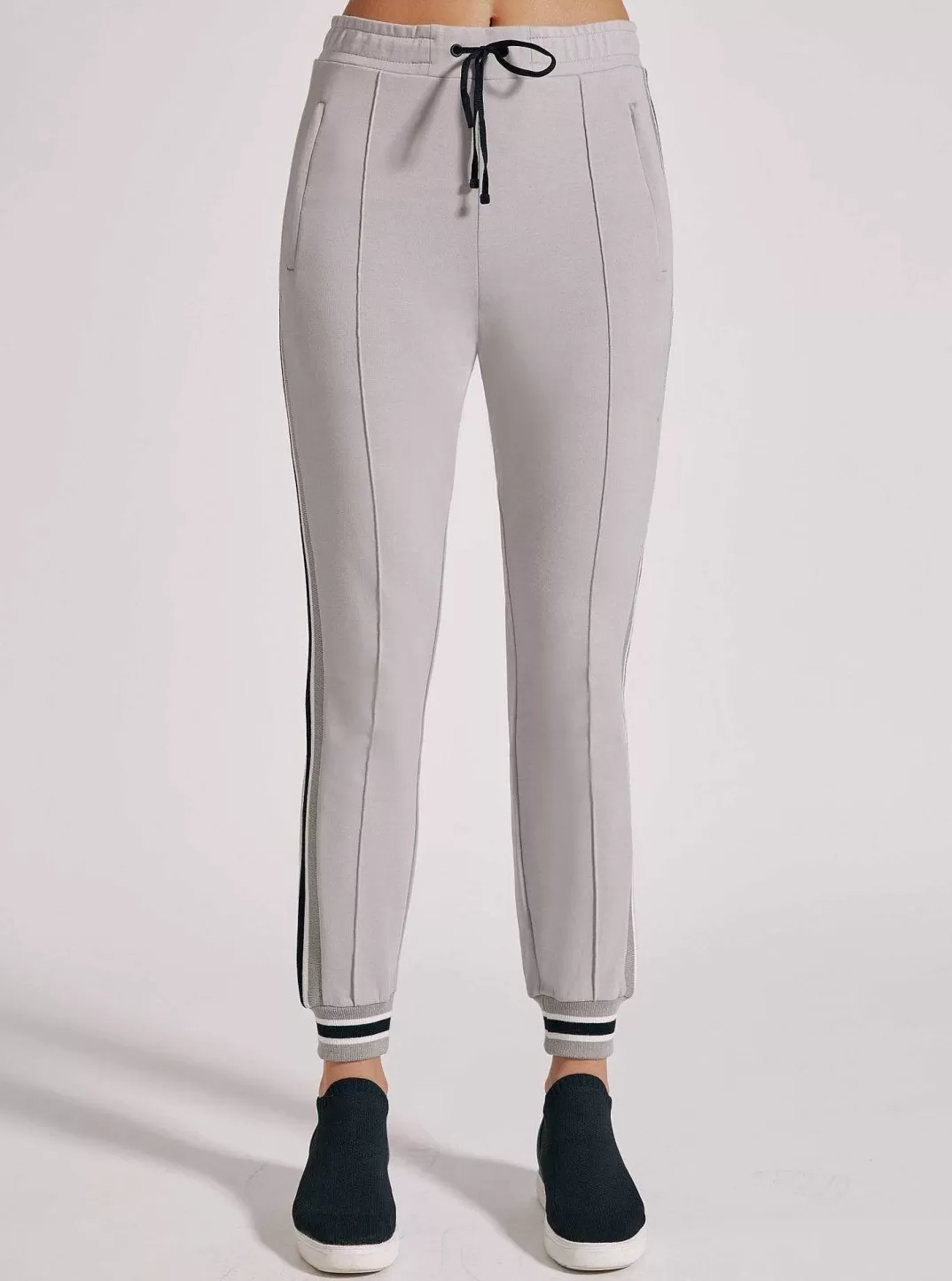 Blanc Noir Pantalon Sportif Porto^Femmes Bas