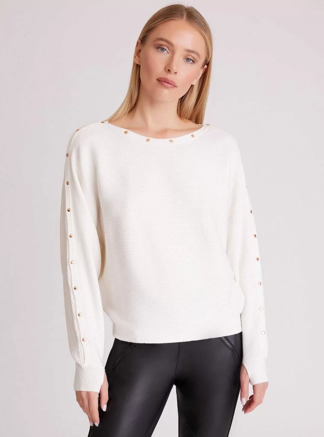 Blanc Noir Pull Portola Collection Or^Femmes Hauts