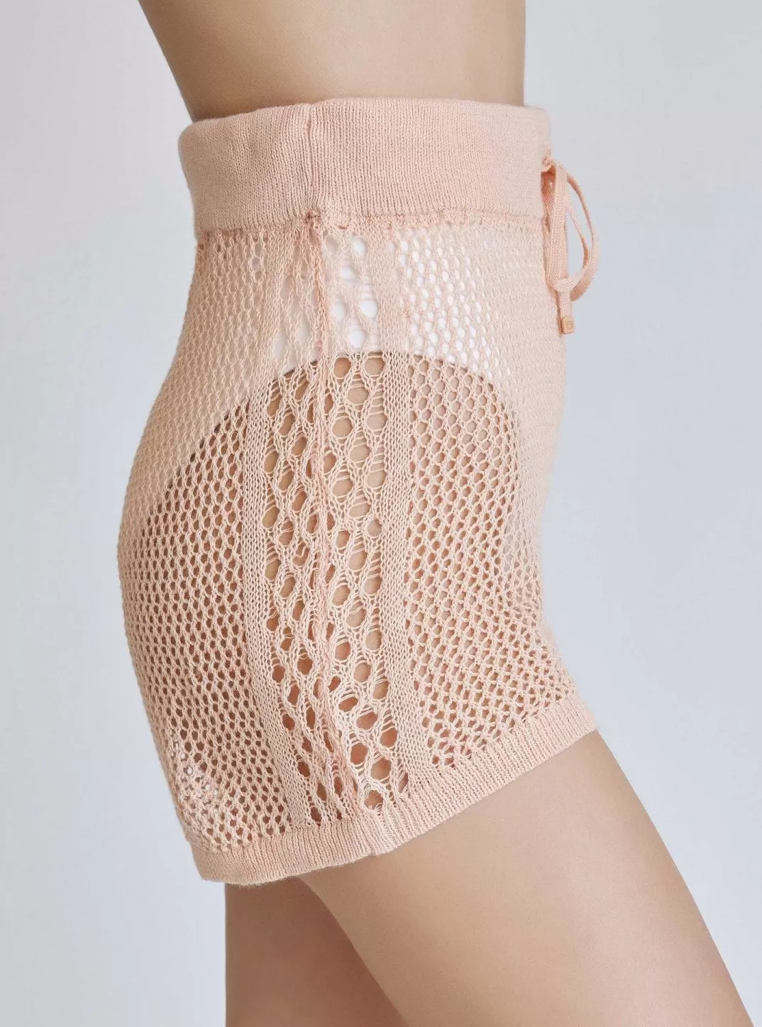 Blanc Noir Short En Crochet Margot^Femmes Bas