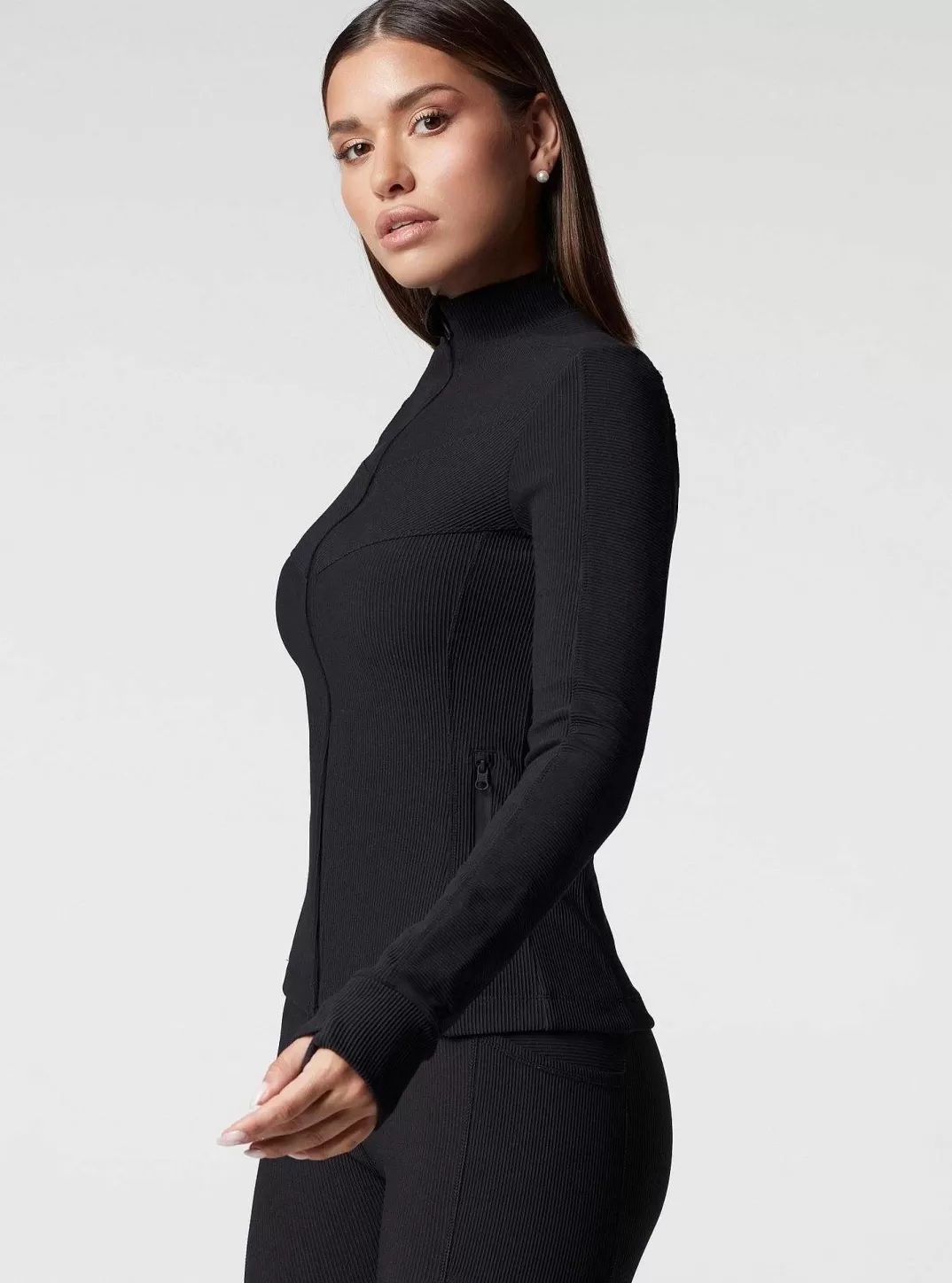 Blanc Noir Veste Ajustee Directionnelle^Femmes Hauts