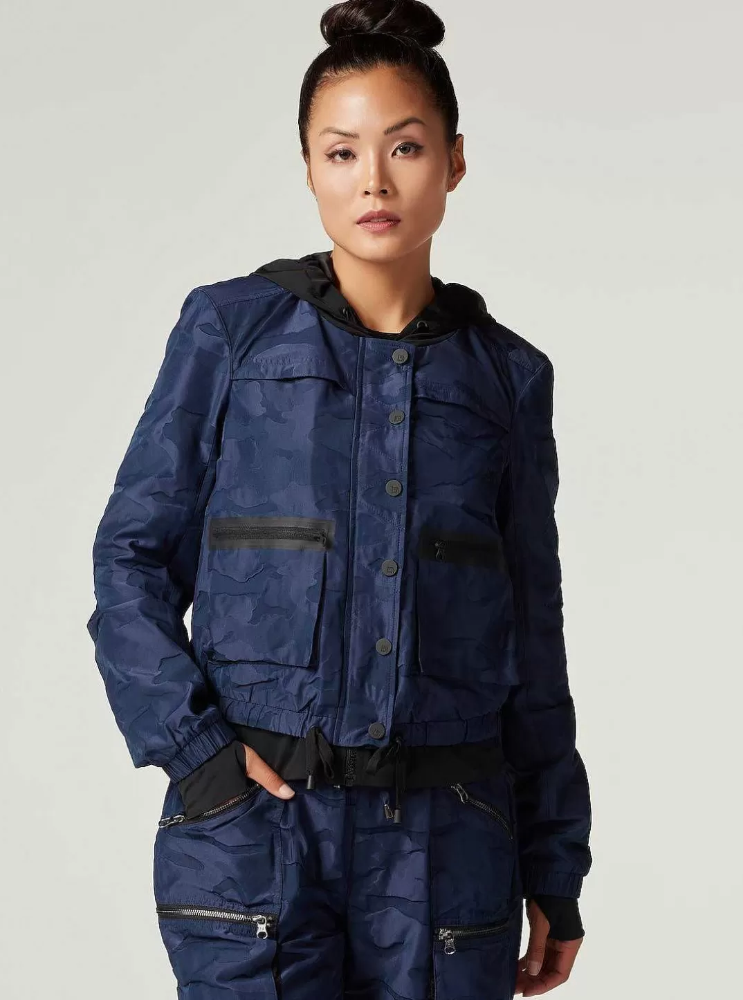 Blanc Noir Veste Aviateur Skyfall^Femmes Vestes Et Anoraks