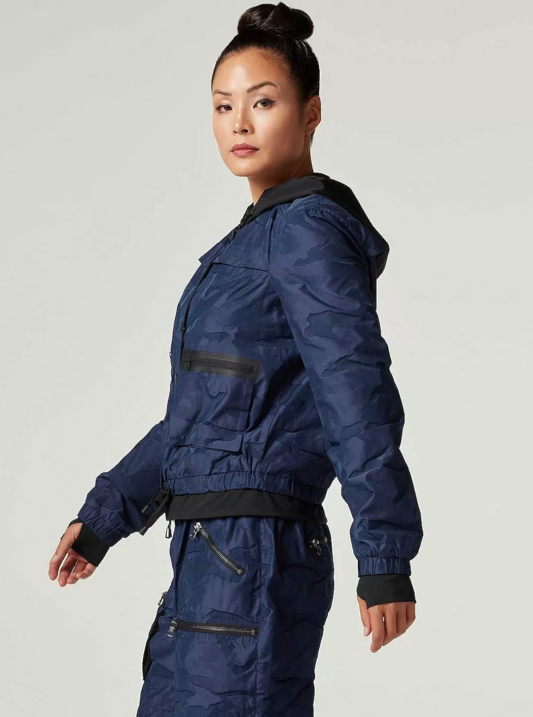 Blanc Noir Veste Aviateur Skyfall^Femmes Vestes Et Anoraks