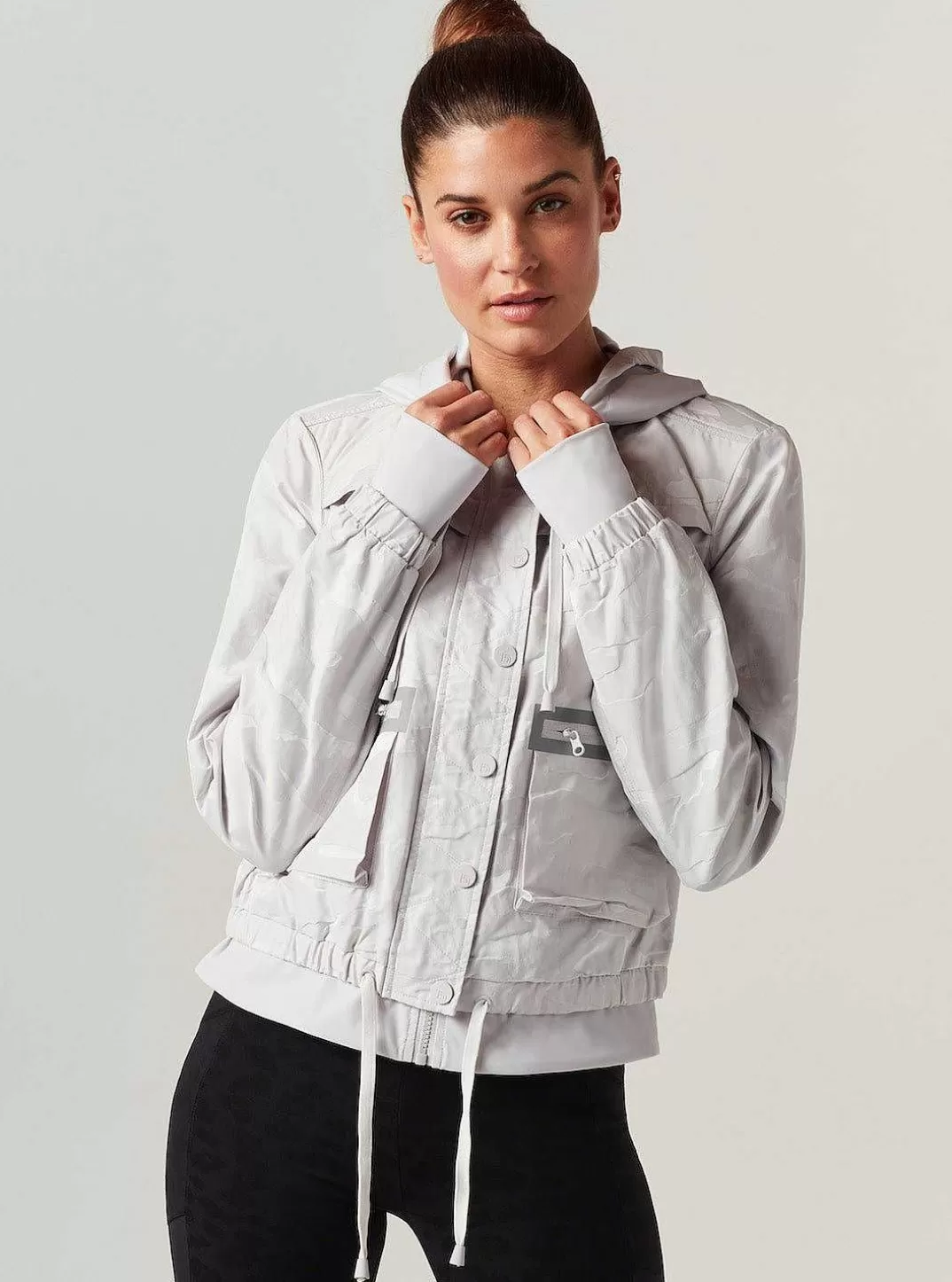 Blanc Noir Veste Aviateur Skyfall^Femmes Vestes Et Anoraks