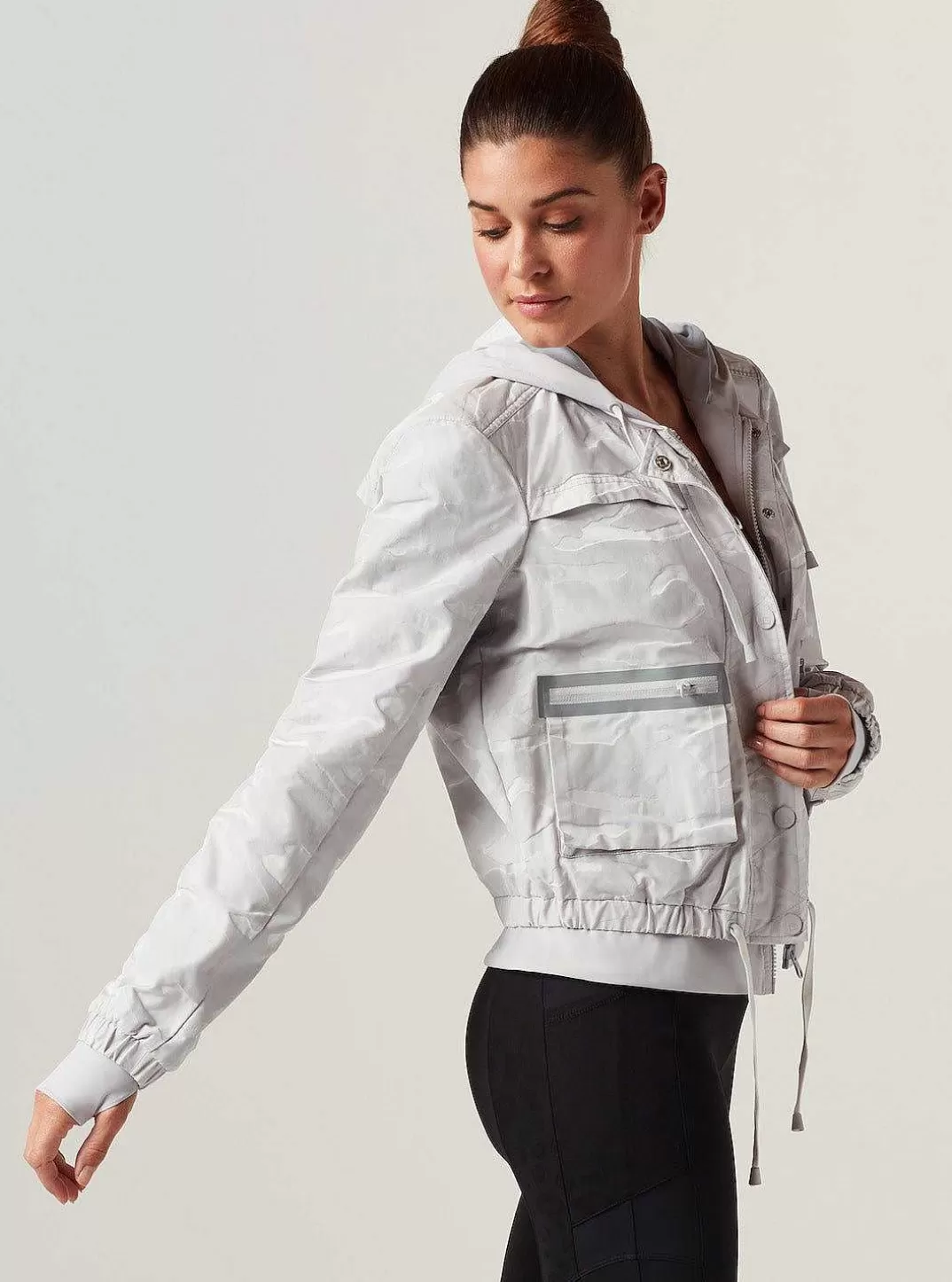 Blanc Noir Veste Aviateur Skyfall^Femmes Vestes Et Anoraks