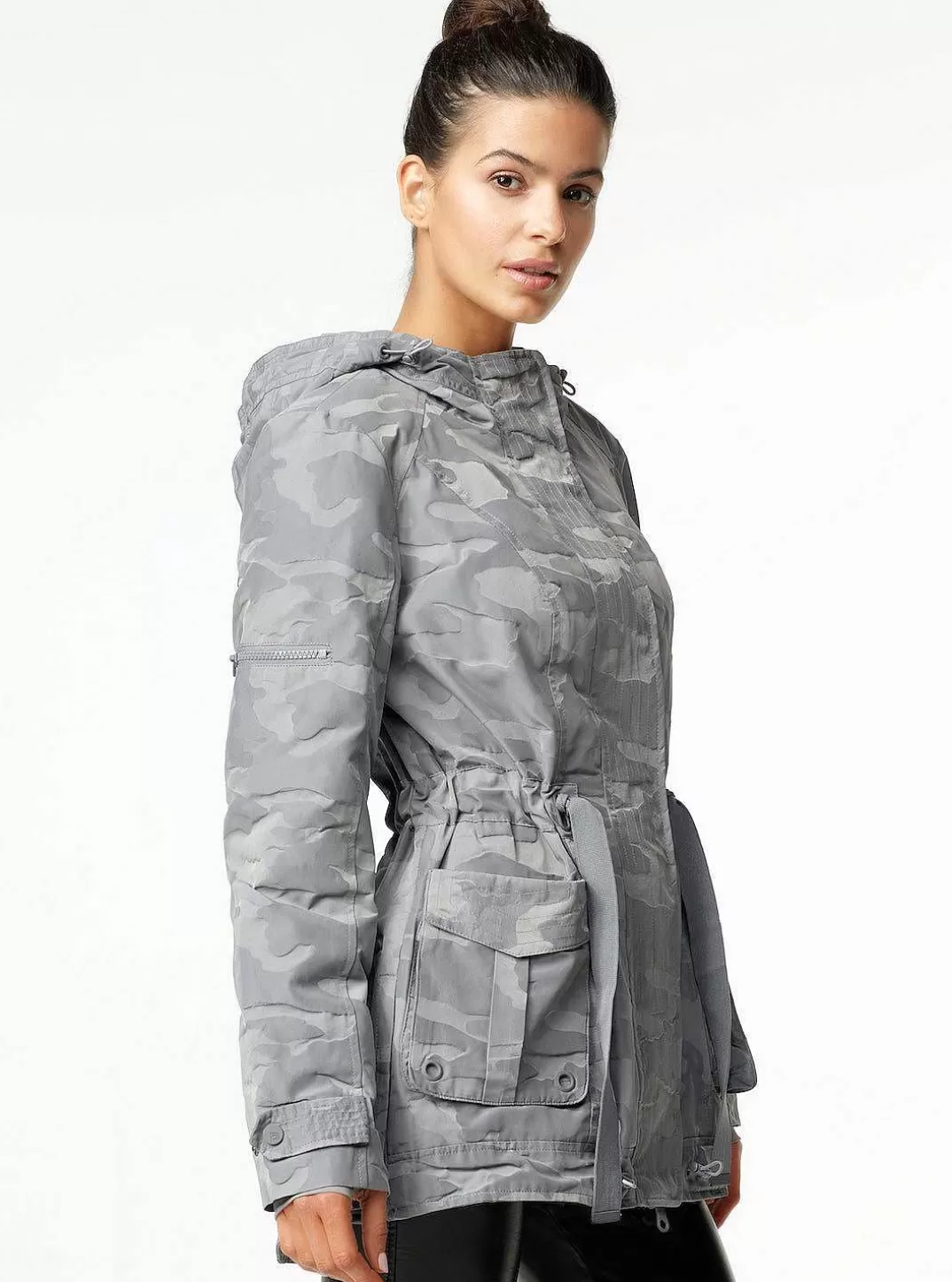 Blanc Noir Veste Grenadier Camouflage^Femmes Vestes Et Anoraks