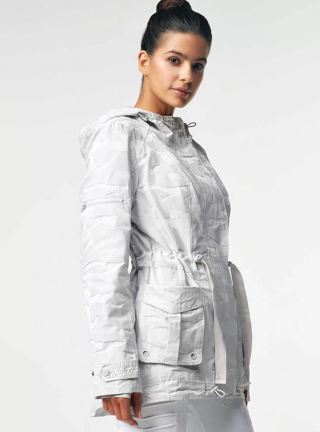 Blanc Noir Veste Grenadier Camouflage^Femmes Vestes Et Anoraks