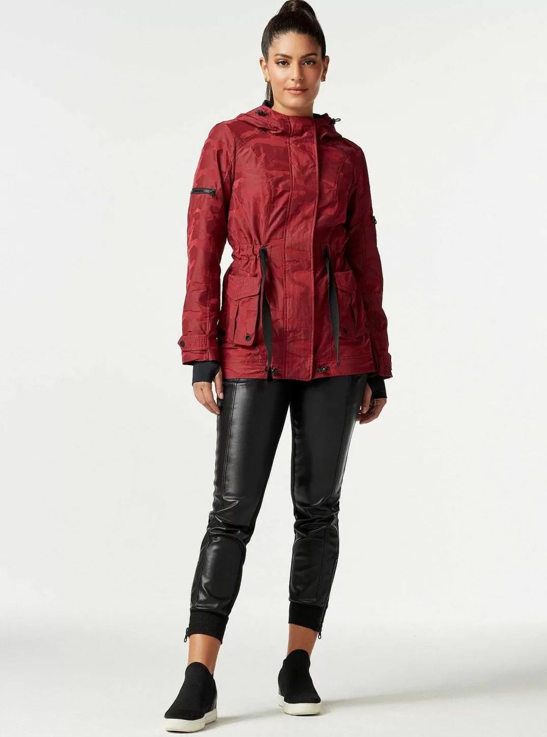 Blanc Noir Veste Grenadier Camouflage^Femmes Vestes Et Anoraks