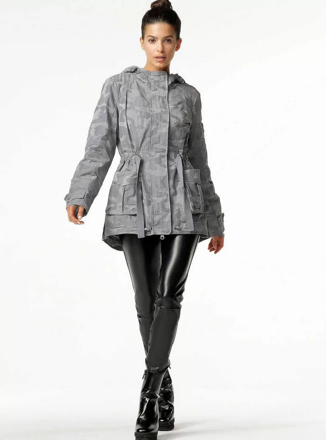 Blanc Noir Veste Grenadier Camouflage^Femmes Vestes Et Anoraks
